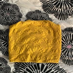 Urban yellow tube top